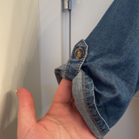 Jacqueline de Yong denim style dress. Very light for summer. Size S- worn once - Picture 5 of 6